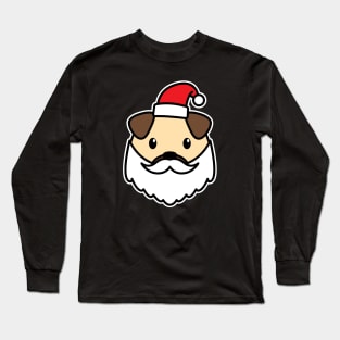 Santa Pug Long Sleeve T-Shirt